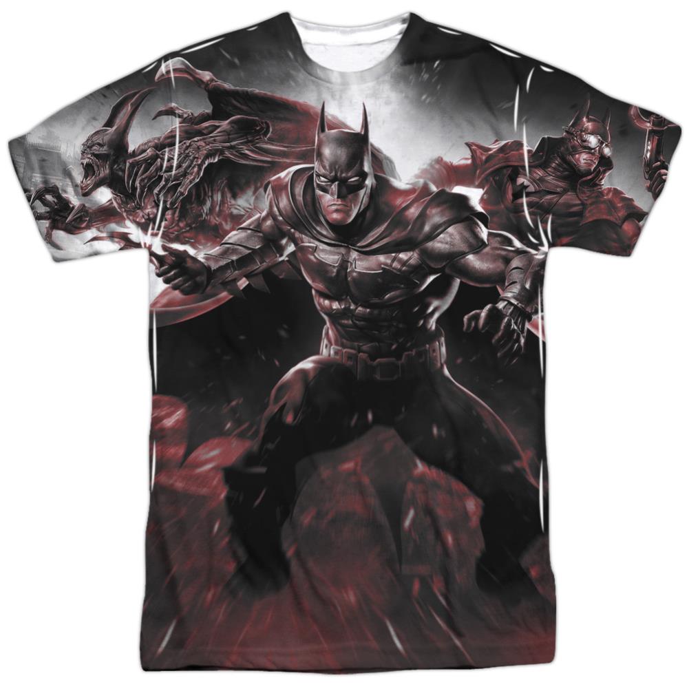 Infinite Crisis IC Batman Men's Regular Fit Polyester Short-Sleeve T-Shirt