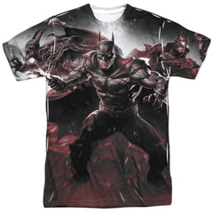 Infinite Crisis IC Batman Men's Regular Fit Polyester Short-Sleeve T-Shirt