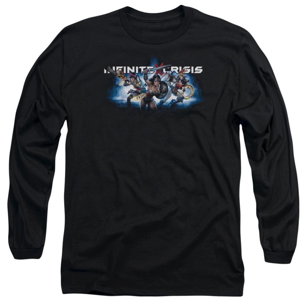 Infinite Crisis IC Blue Men's 18/1 Cotton Long-Sleeve T-Shirt