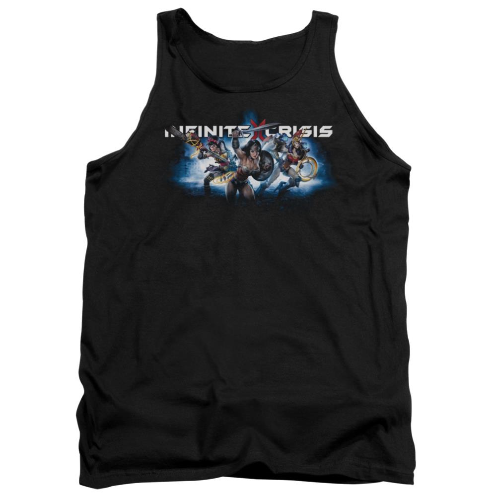 Infinite Crisis IC Blue Men's 18/1 Cotton Tank Top