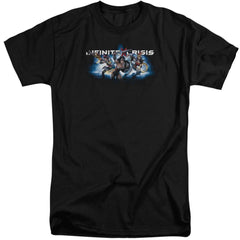 Infinite Crisis IC Blue Men's 18/1 Tall Cotton Short-Sleeve T-Shirt