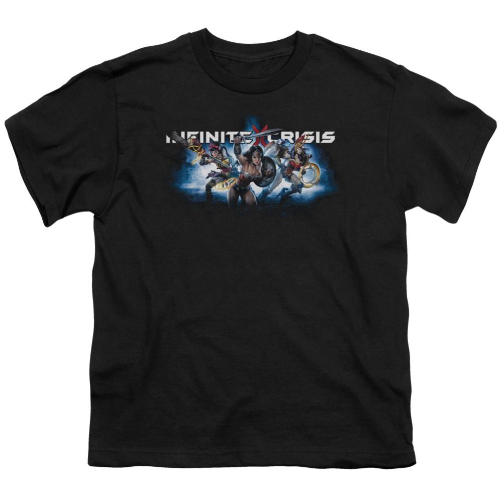 Infinite Crisis IC Blue Youth 18/1 100% Cotton Short-Sleeve T-Shirt