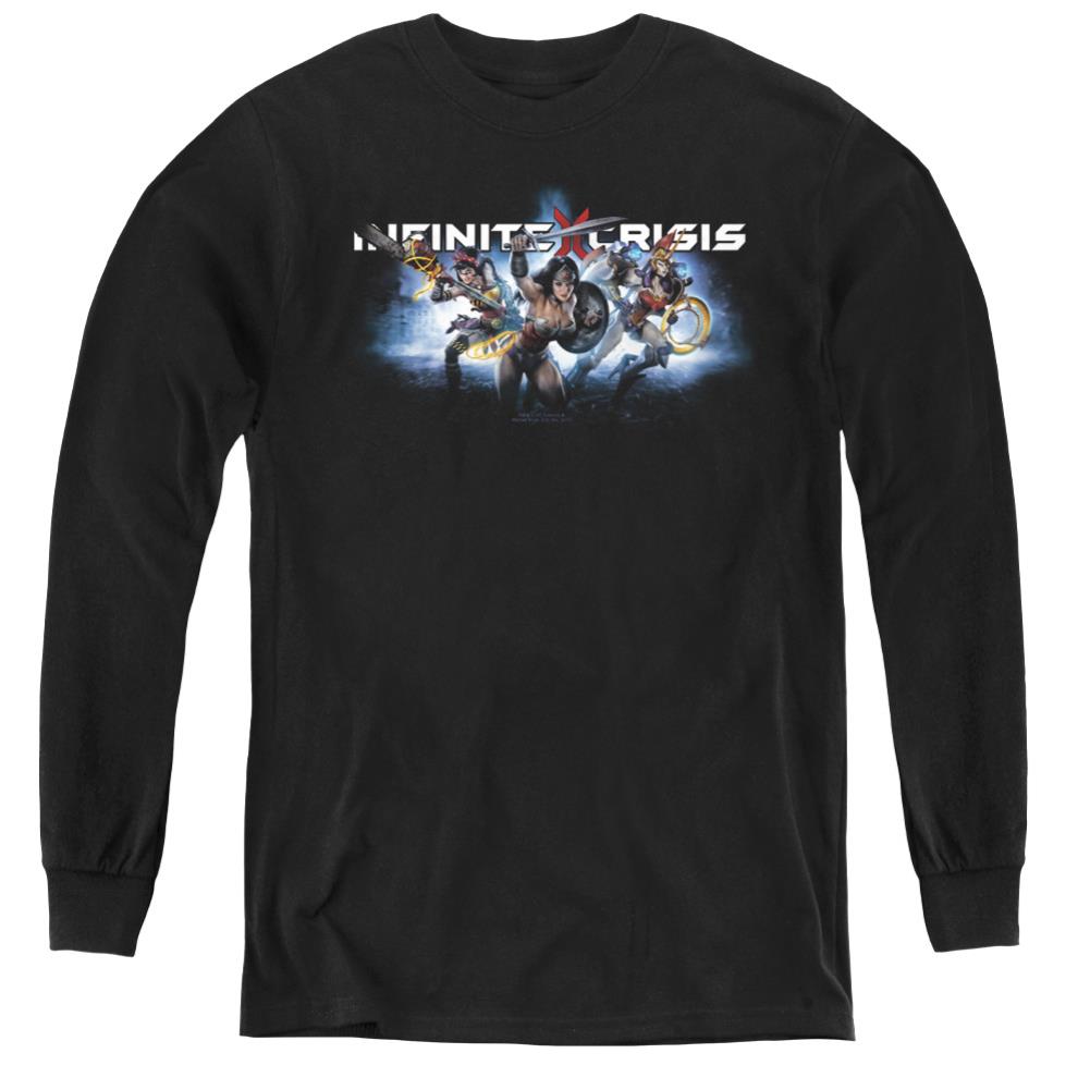 Infinite Crisis IC Blue Youth Long-Sleeve T-Shirt