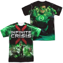 Infinite Crisis IC Green Lantern (Front/Back Print) Men's Regular Fit Polyester Short-Sleeve T-Shirt