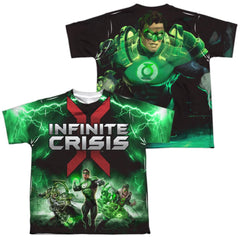 Infinite Crisis IC Green Lantern (Front/Back Print) Youth Regular Fit Poly Short-Sleeve T-Shirt