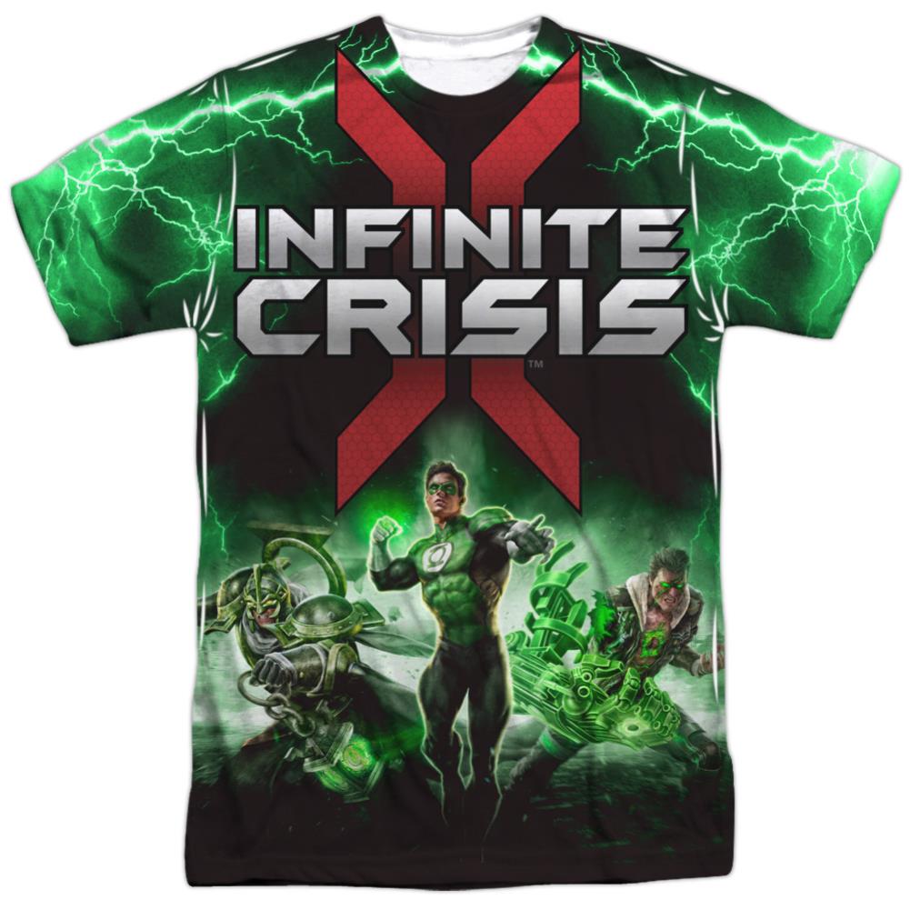 Infinite Crisis IC Green Lantern Men's Regular Fit Polyester Short-Sleeve T-Shirt