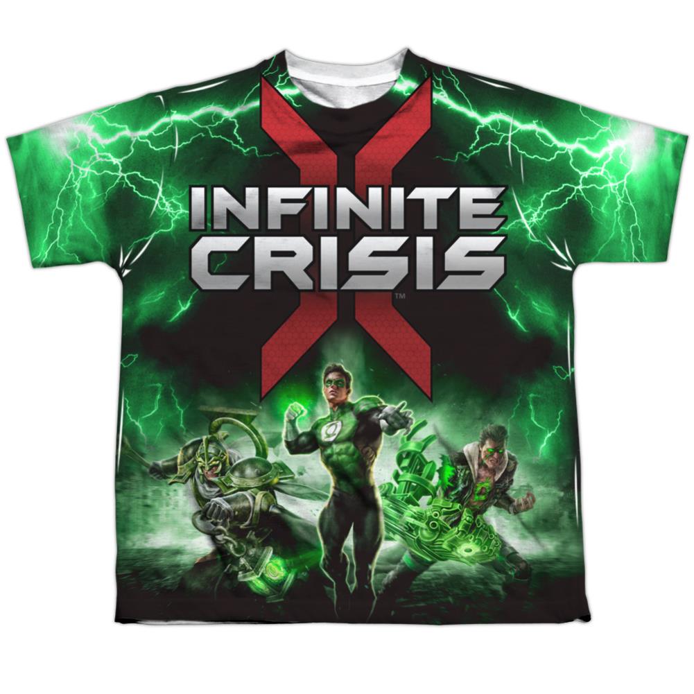 Infinite Crisis IC Green Lantern Youth Regular Fit Poly Short-Sleeve T-Shirt