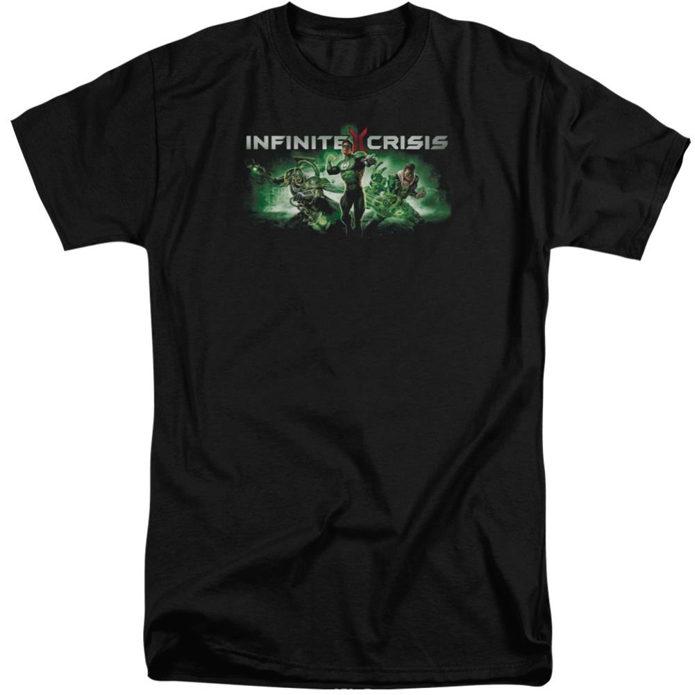 Infinite Crisis IC Green Men's 18/1 Tall Cotton Short-Sleeve T-Shirt