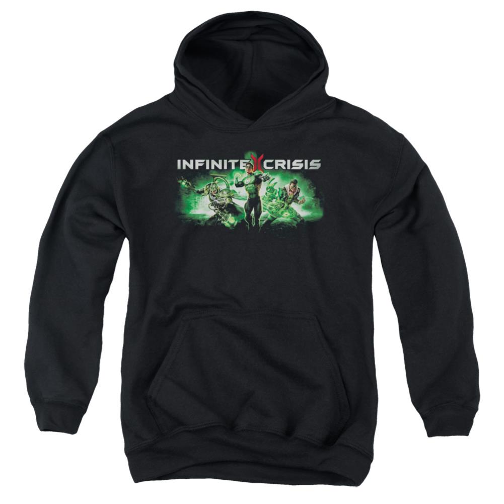 Infinite Crisis IC Green Youth Cotton Poly Pull-Over Hoodie