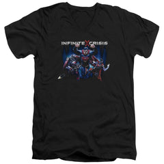 Infinite Crisis IC Super Men's 30/1 Cotton Slim V-Neck T-Shirt