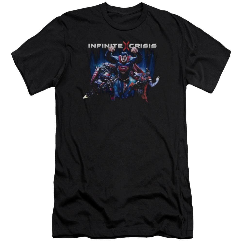 Infinite Crisis IC Super Men's Ultra-Soft 30/1 Cotton Slim Short-Sleeve T-Shirt