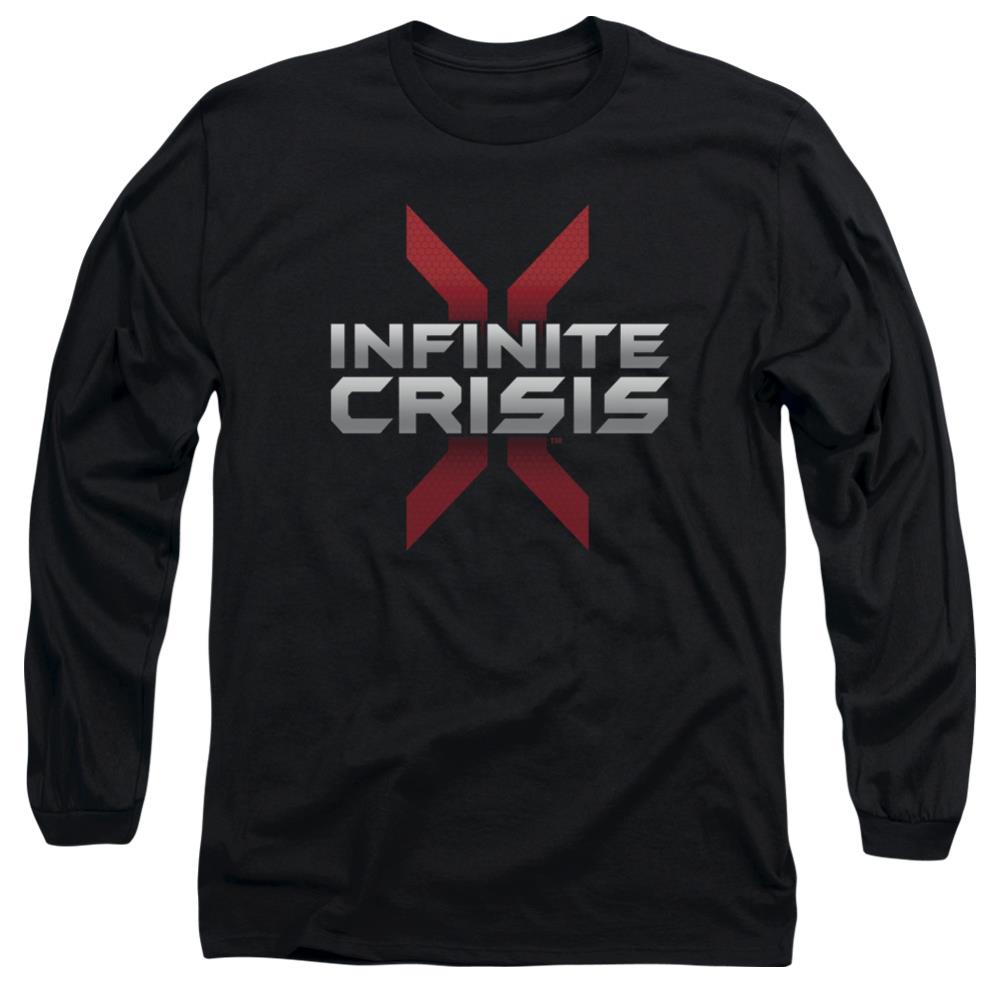 Infinite Crisis Logo Men's 18/1 Cotton Long-Sleeve T-Shirt