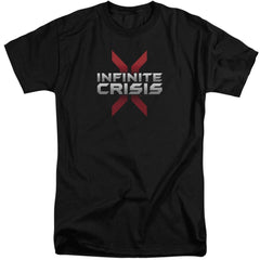 Infinite Crisis Logo Men's 18/1 Tall Cotton Short-Sleeve T-Shirt