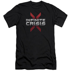 Infinite Crisis Logo Men's Ultra-Soft 30/1 Cotton Slim Short-Sleeve T-Shirt