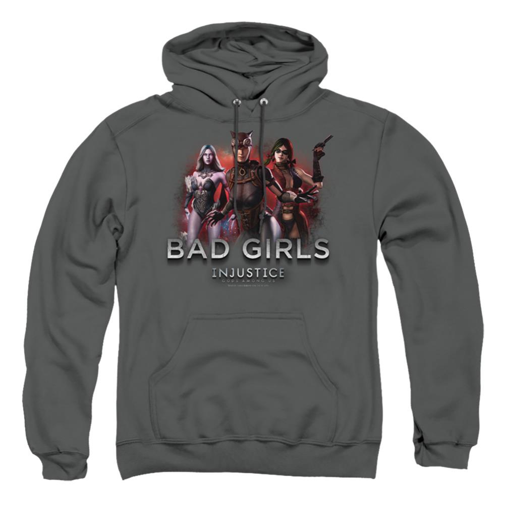 Injustice Gods Among Us Bad Girls Men's Pull-Over 75 25 Poly Hoodie