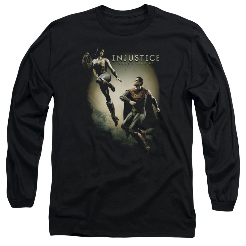Injustice Gods Among Us Battle Of The Gods Men's 18/1 Cotton Long-Sleeve T-Shirt