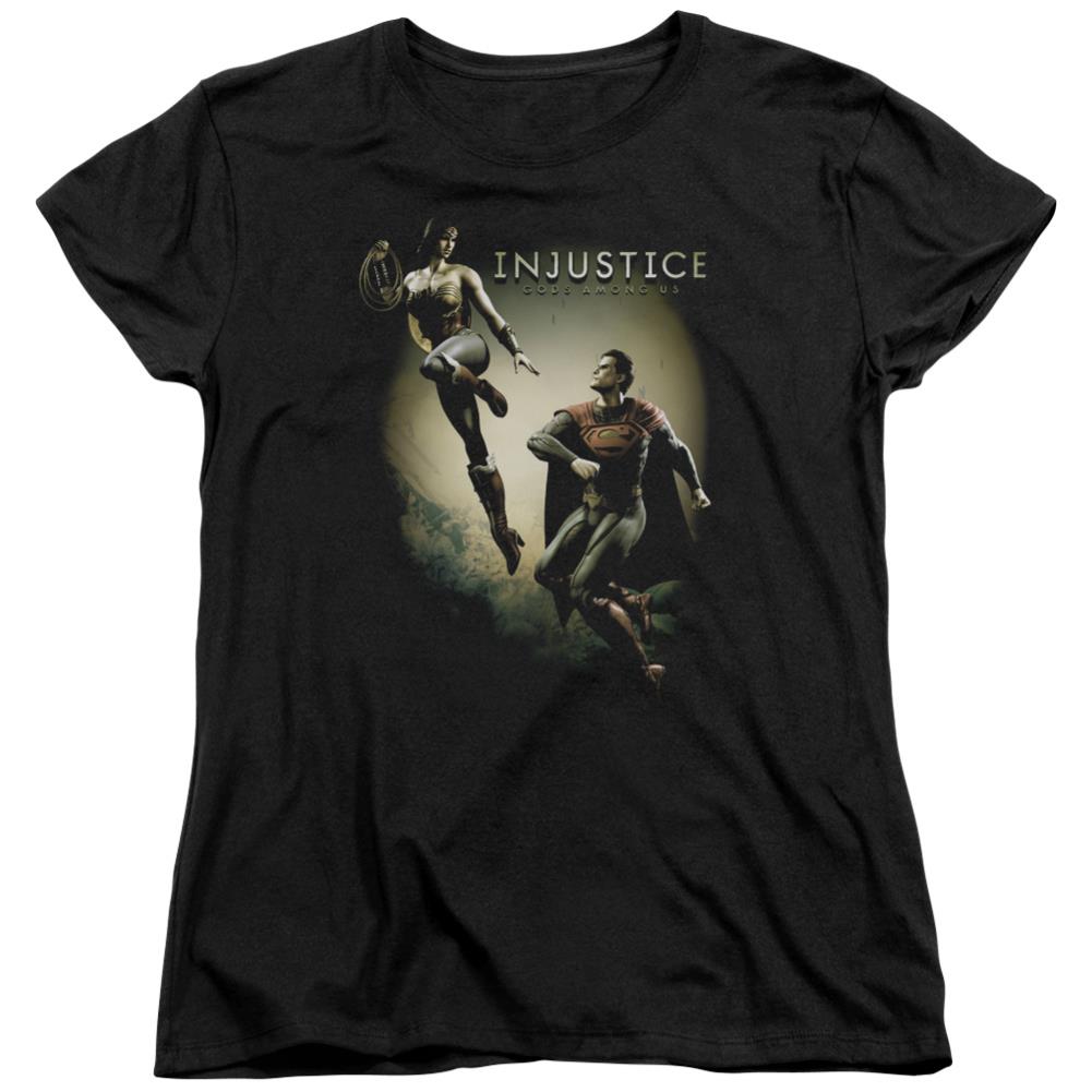 Injustice Gods Among Us Battle Of The Gods Women's 18/1 Cotton Short-Sleeve T-Shirt