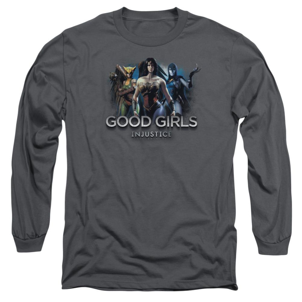 Injustice Gods Among Us Good Girls Men's 18/1 Cotton Long-Sleeve T-Shirt