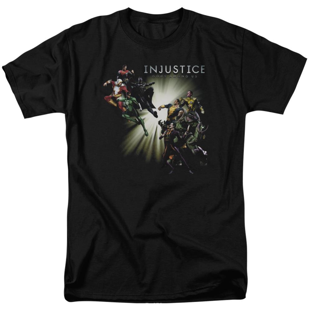 Injustice Gods Among Us Good VS Evil Men's 18/1 Cotton Short-Sleeve T-Shirt