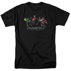 Injustice Gods Among Us Injustice League Men's 18/1 Cotton Short-Sleeve T-Shirt