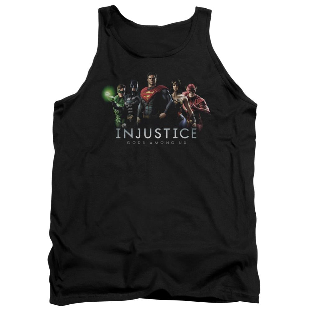 Injustice Gods Among Us Injustice League Men's 18/1 Cotton Tank Top