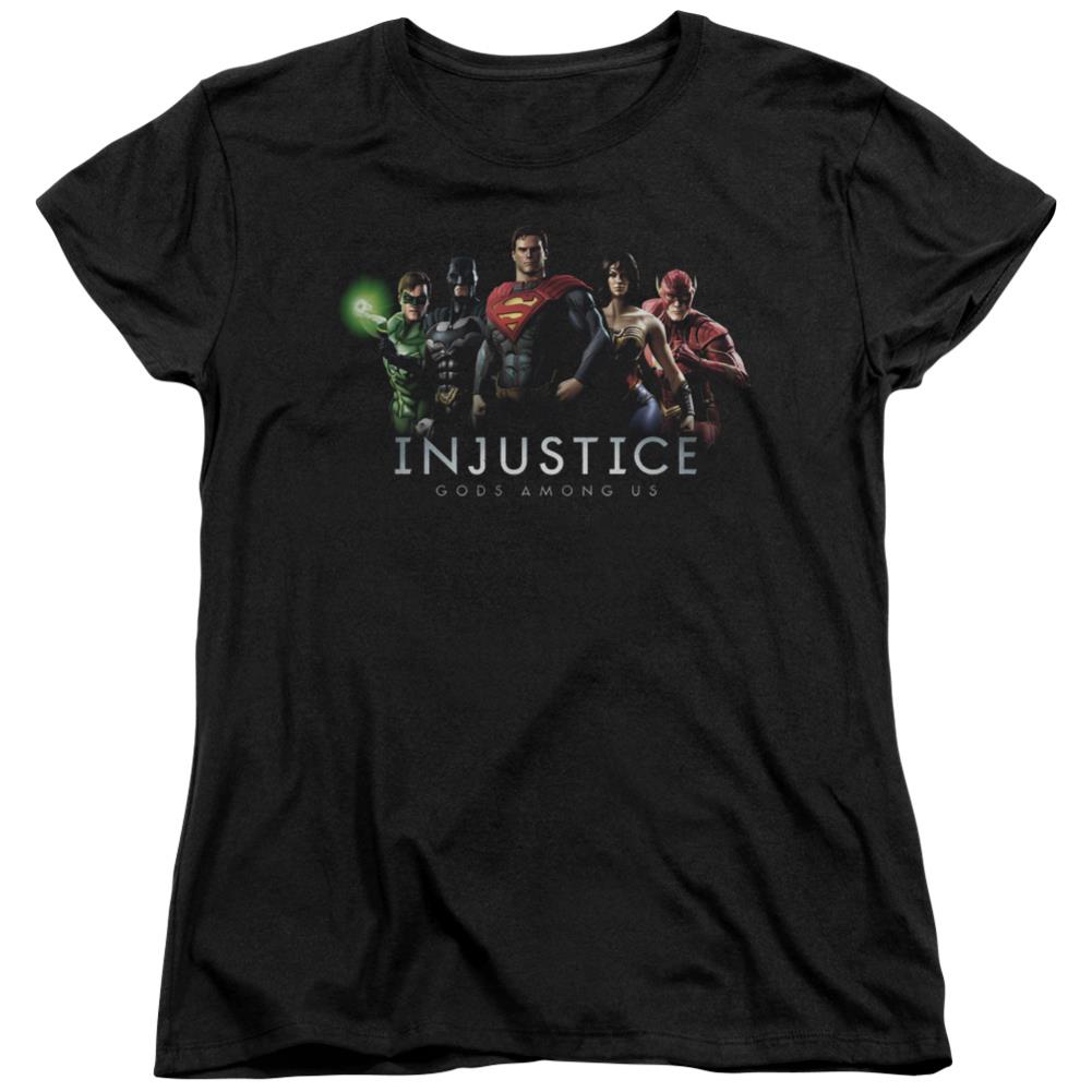 Injustice Gods Among Us Injustice League Women's 18/1 Cotton Short-Sleeve T-Shirt