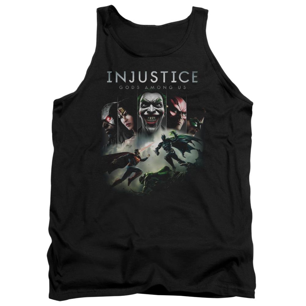 Injustice Gods Among Us Key Art Men's 18/1 Cotton Tank Top