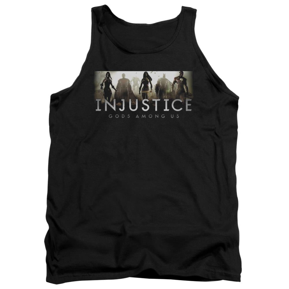 Injustice Gods Among Us Logo Men's 18/1 Cotton Tank Top