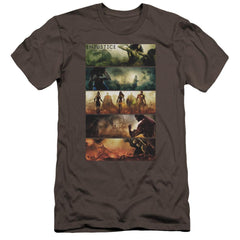 Injustice Gods Among Us Panels Men's Ultra-Soft 30/1 Cotton Slim Short-Sleeve T-Shirt