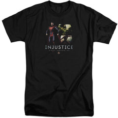 Injustice Gods Among Us Supermans Revenge Men's 18/1 Tall Cotton Short-Sleeve T-Shirt