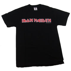 Iron Maiden Men's Classic Logo Black T-Shirt