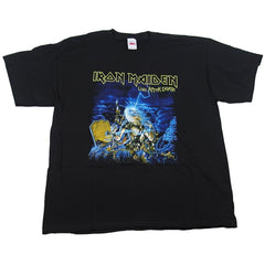 Iron Maiden Men's Live After Death Somewhere Back In Time Tour 08 Men's Black T-Shirt