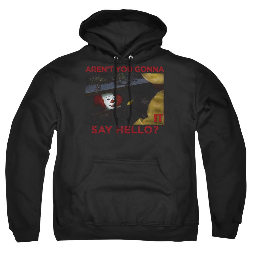 It (1990) Hello Men's Pull-Over 75 25 Poly Hoodie