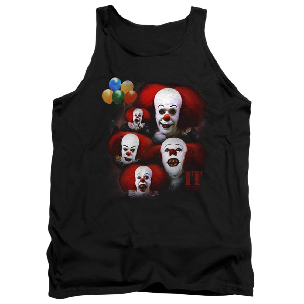 It (1990) Many Faces Of Pennywise Men's 18/1 Cotton Tank Top