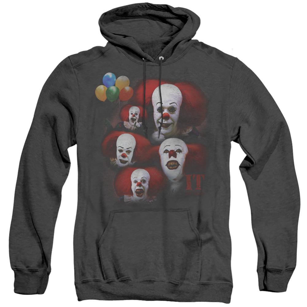 It (1990) Many Faces Of Pennywise Men's Pull-Over Hoodie
