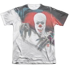 It (1990) Pennywise It Men's Regular Fit Poly Cotton Short-Sleeve T-Shirt