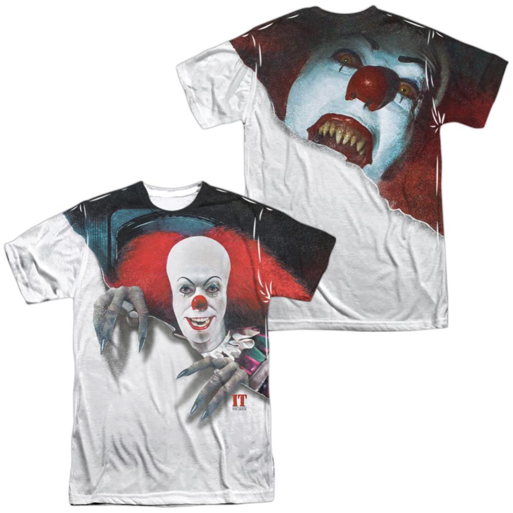 It (1990) Pennywise It Men's Regular Fit Polyester Short-Sleeve T-Shirt