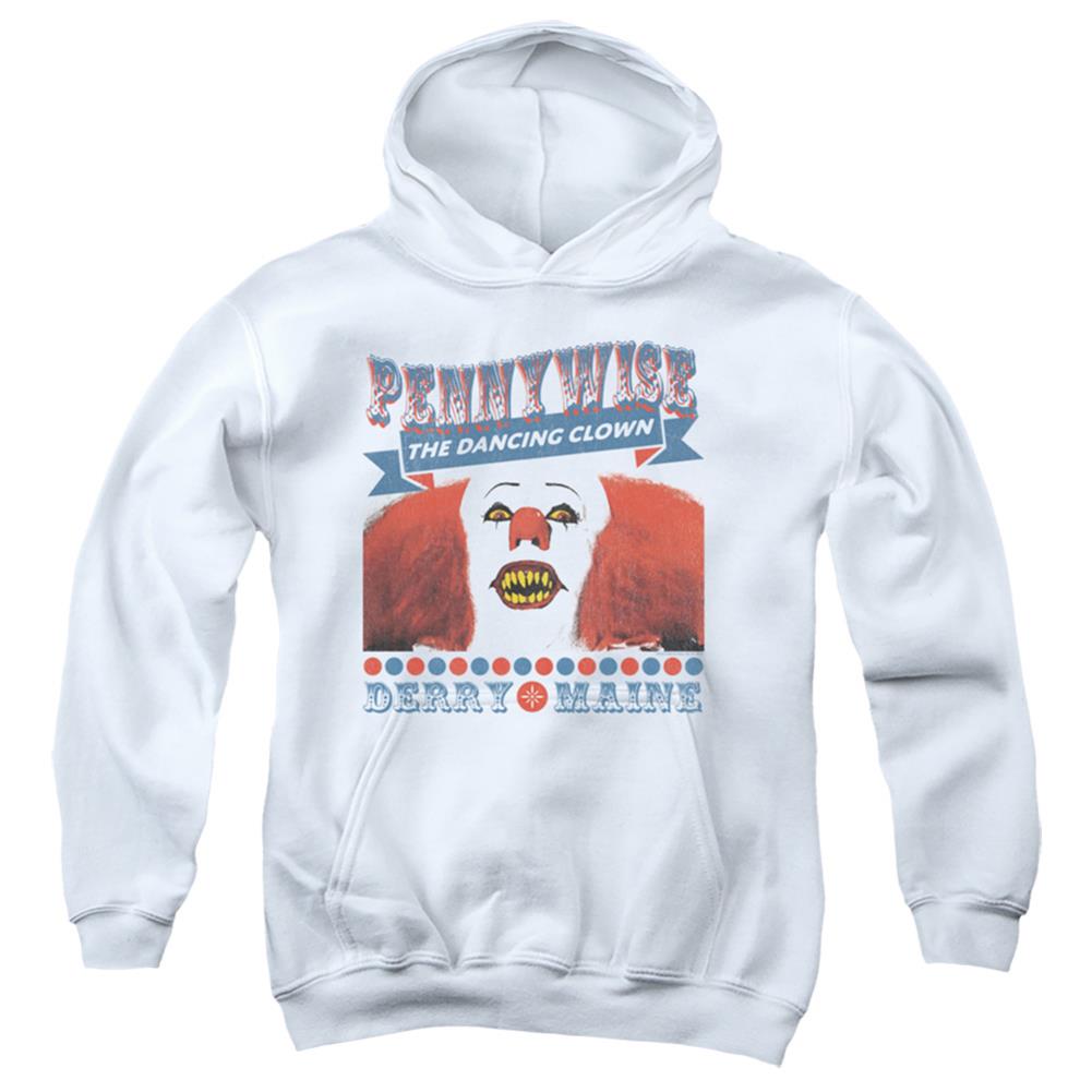 It (1990) The Dancing Clown Youth Cotton Poly Pull-Over Hoodie