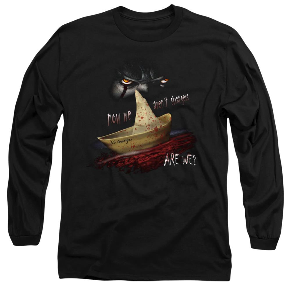 It (2017) Now We Aren't Strangers Men's 18/1 Cotton Long-Sleeve T-Shirt