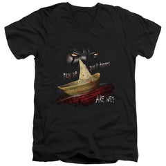 It (2017) Now We Aren't Strangers Men's 30/1 Cotton Slim V-Neck T-Shirt