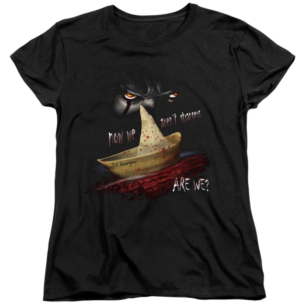 It (2017) Now We Aren't Strangers Women's 18/1 Cotton Short-Sleeve T-Shirt