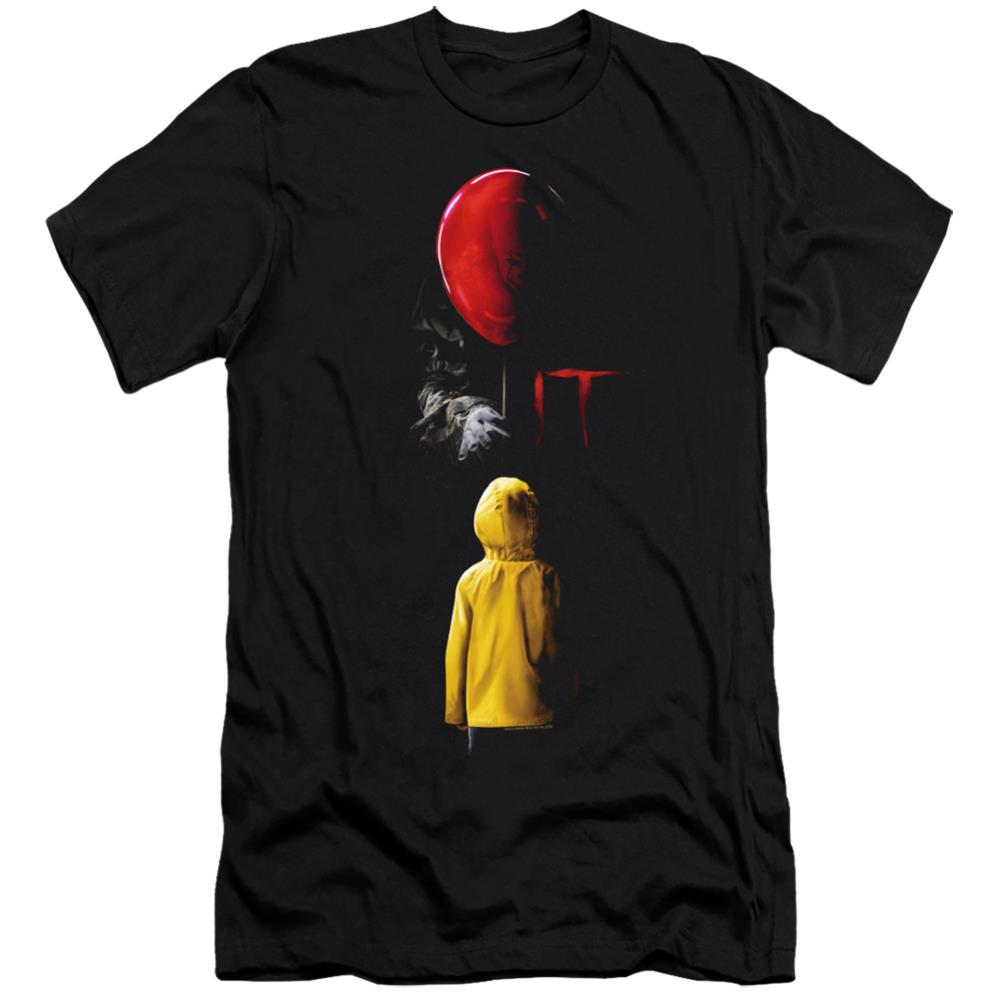 It (2017) Red Balloon Men's Ultra-Soft 30/1 Cotton Slim Short-Sleeve T-Shirt