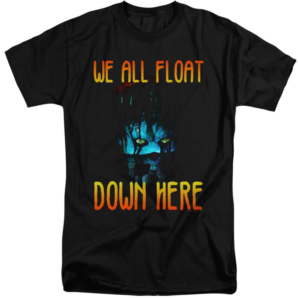 It (2017) We All Float Down Here Men's 18/1 Tall Cotton Short-Sleeve T-Shirt
