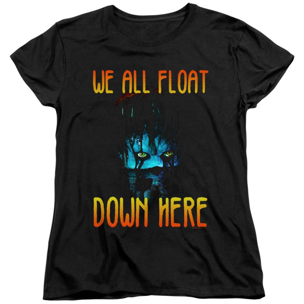It (2017) We All Float Down Here Women's 18/1 Cotton Short-Sleeve T-Shirt