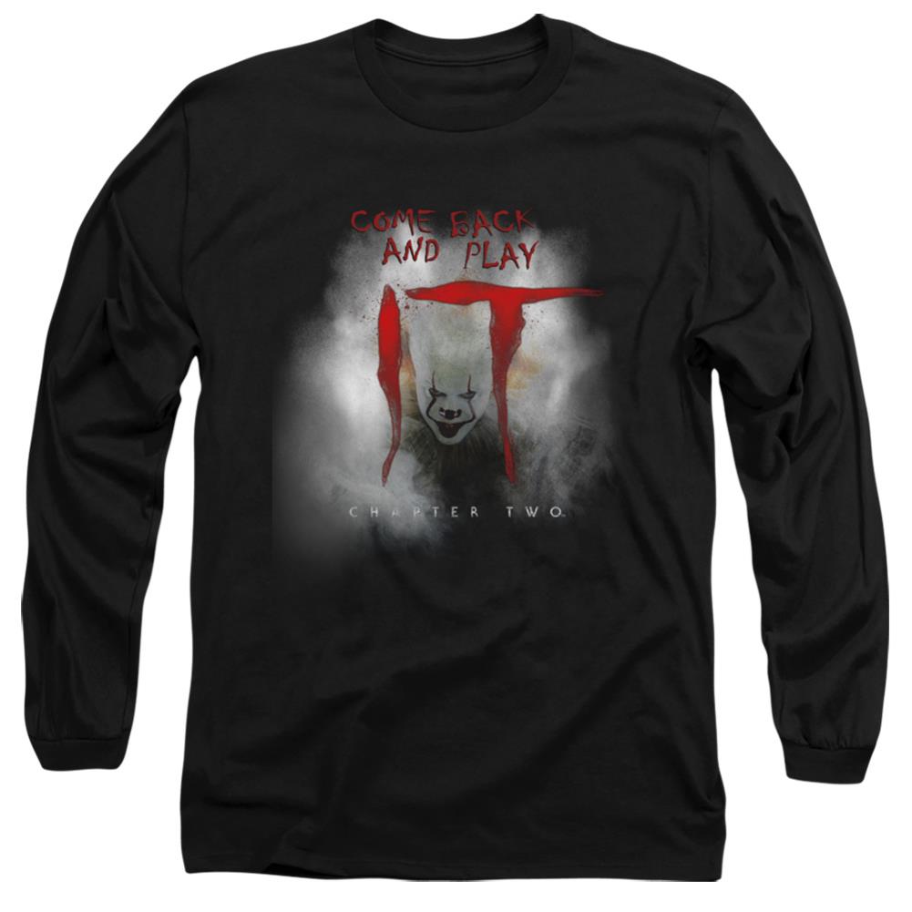 It (2019) Come Back And Play Men's 18/1 Cotton Long-Sleeve T-Shirt