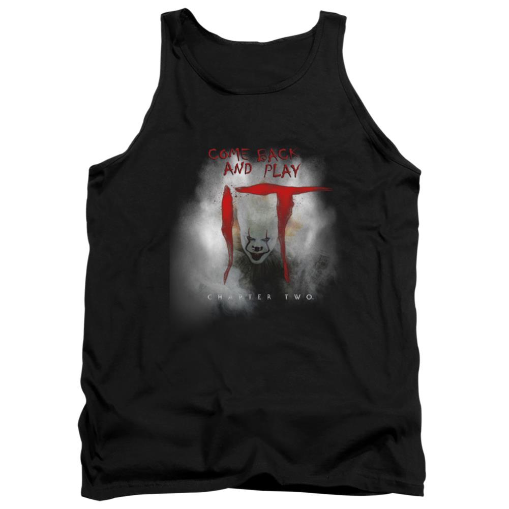 It (2019) Come Back And Play Men's 18/1 Cotton Tank Top