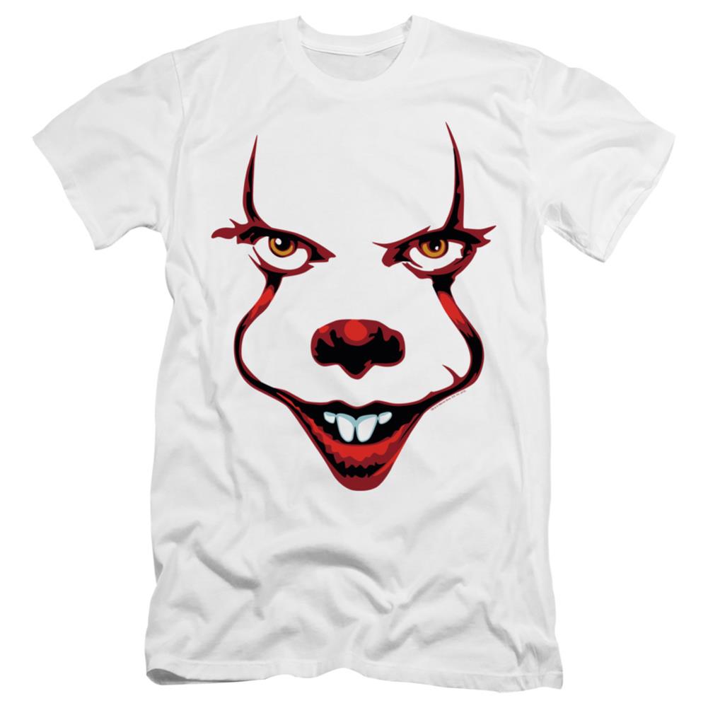 It (2019) Smile Men's Ultra-Soft 30/1 Cotton Slim Short-Sleeve T-Shirt