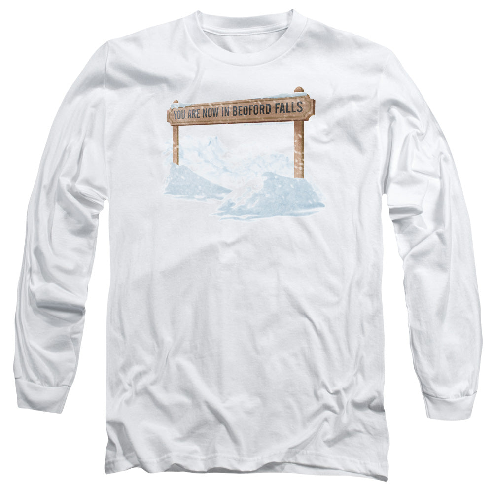 It's A Wonderful Life Bedford Falls Men's 18/1 Cotton Long-Sleeve T-Shirt