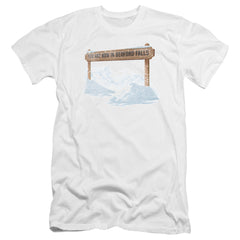 It's A Wonderful Life Bedford Falls Men's Ultra-Soft 30/1 Cotton Slim Short-Sleeve T-Shirt