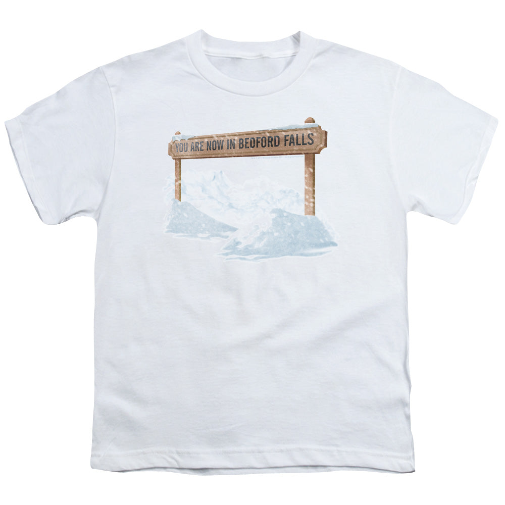 It's A Wonderful Life Bedford Falls Youth 18/1 100% Cotton Short-Sleeve T-Shirt